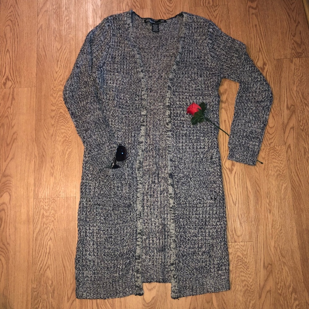 CoZy CUTE Sweater! Loose Weave WOW Large POCKETS